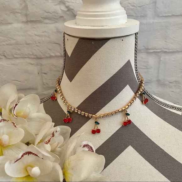 NEW Cherry💎 Necklace - Picture 2 of 10